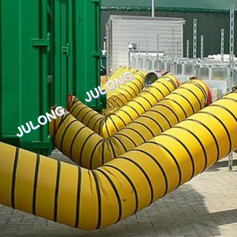 Air Duct PVC Coated Polyester Fabric Para sa Building Construction Industrial